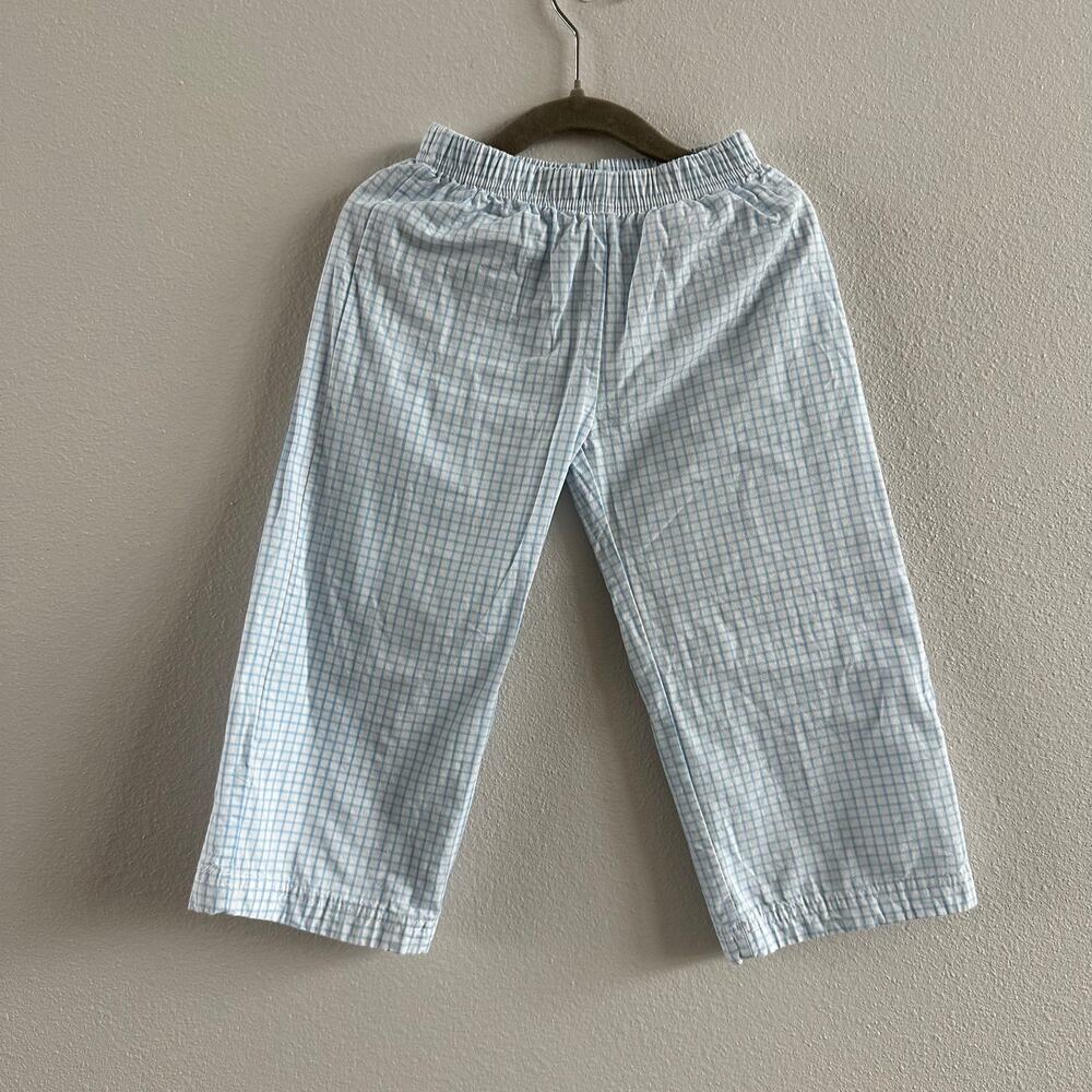 Blanque Boutique Boy's Gingham Pants Size 3T